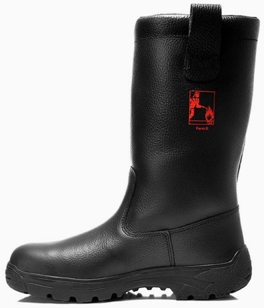 ELTEN-Footwear, F2A-Feuerwehrschlupfstiefel, MASTER, Form D, HI, schwarz