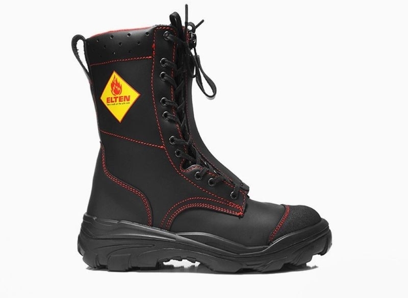 ELTEN-Footwear, Feuerwehrstiefel, EURO PROOF, SRC, HI, schwarz