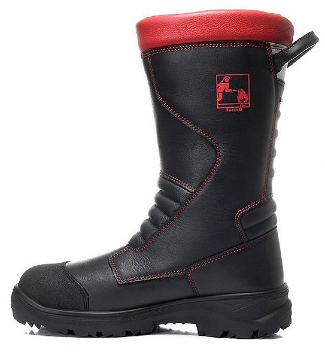 ELTEN-Footwear, F2A-Feuerwehrschlupfstiefel, CLAY F2A, Form D,, HI3/HRO/SRC, schwarz