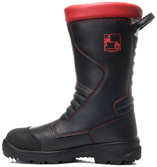 ELTEN-Footwear, F2A-Feuerwehrschlupfstiefel, CLAY F2A, Form D,, HI3/HRO/SRC, schwarz