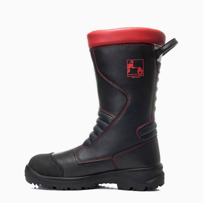 ELTEN-Footwear, F2A-Feuerwehrschlupfstiefel, CLAY F2A, Form D,, HI3/HRO/SRC, schwarz
