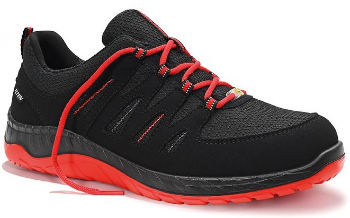 ELTEN-Footwear, O2-Berufshalbschuhe, MADDOX Low, ESD, schwarz-rot