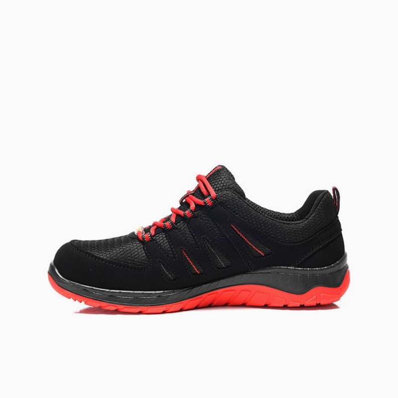 ELTEN-Footwear, O2-Berufshalbschuhe, MADDOX Low, ESD, schwarz-rot