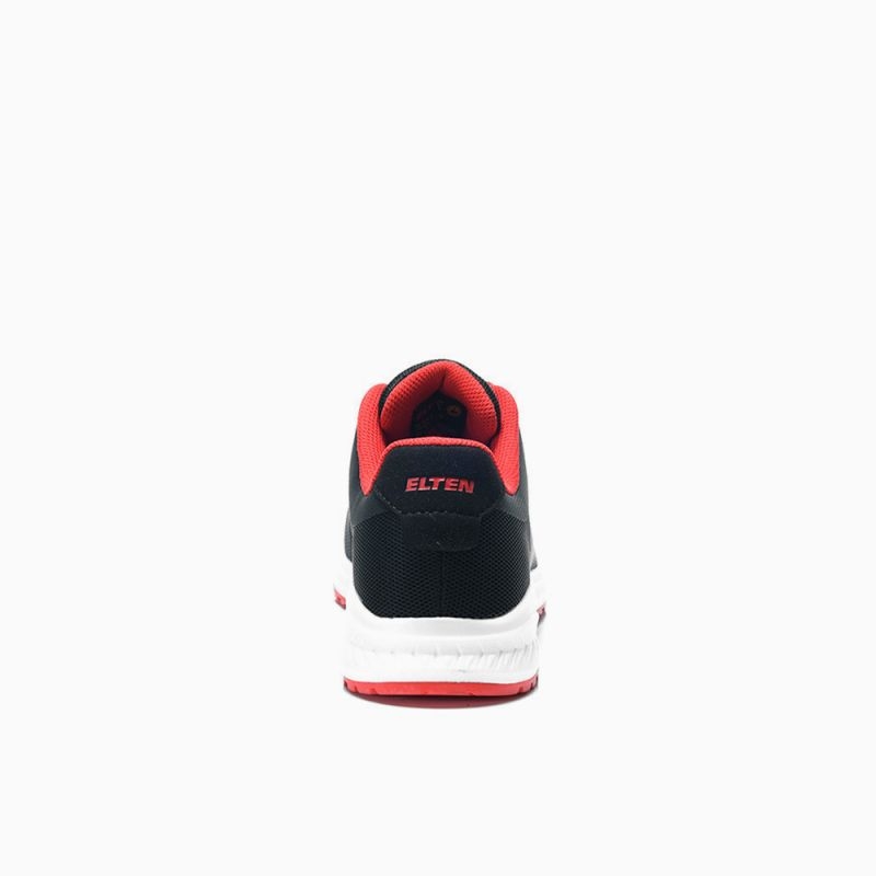 ELTEN-O1-Berufshalbschuhe, MARAIS black-red Low ESD O1, schwarz/rot