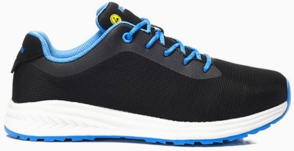 ELTEN-O1-Berufshalbschuhe, MARAIS black-blue Low ESD O1, schwarz/blau