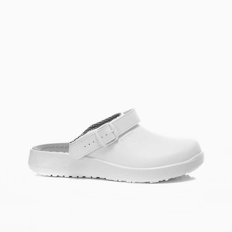ELTEN-Footwear, OB-Arbeits-Berufs-Sicherheits-Clogs, LEVY, ESD, weiß