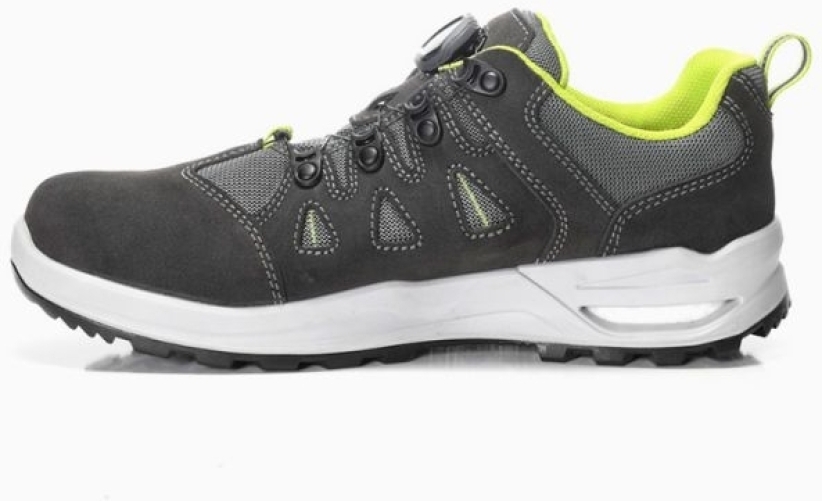 ELTEN-O2-Berufshalbschuh, RILEY XXF BOA GTX grey-lime Low ESD O2 WR CI