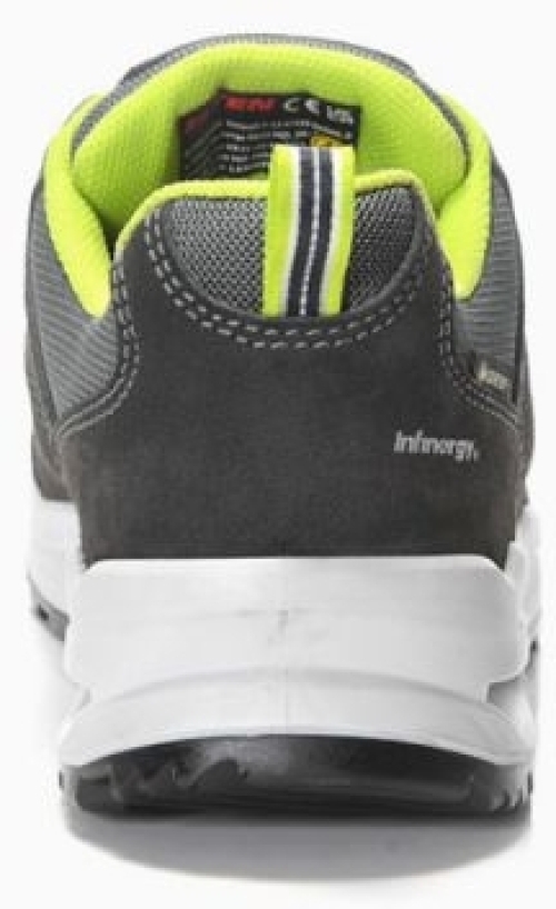 ELTEN-O2-Berufshalbschuh, RILEY XXF BOA GTX grey-lime Low ESD O2 WR CI