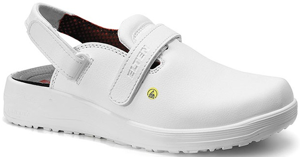 ELTEN-Footwear, OB-Arbeits-Berufs-Sicherheits-Clogs, MIA, ESD, weiß