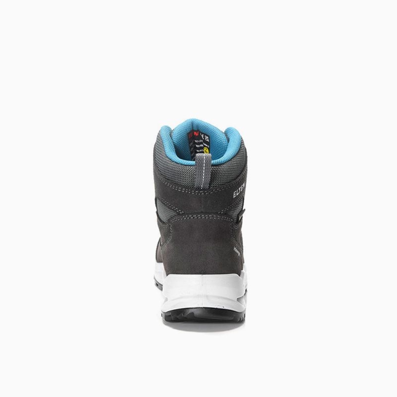 ELTEN-O2 Berufsstiefel, ENYA XXF GTX, grey-turquoise MID ESD O2 WR CI