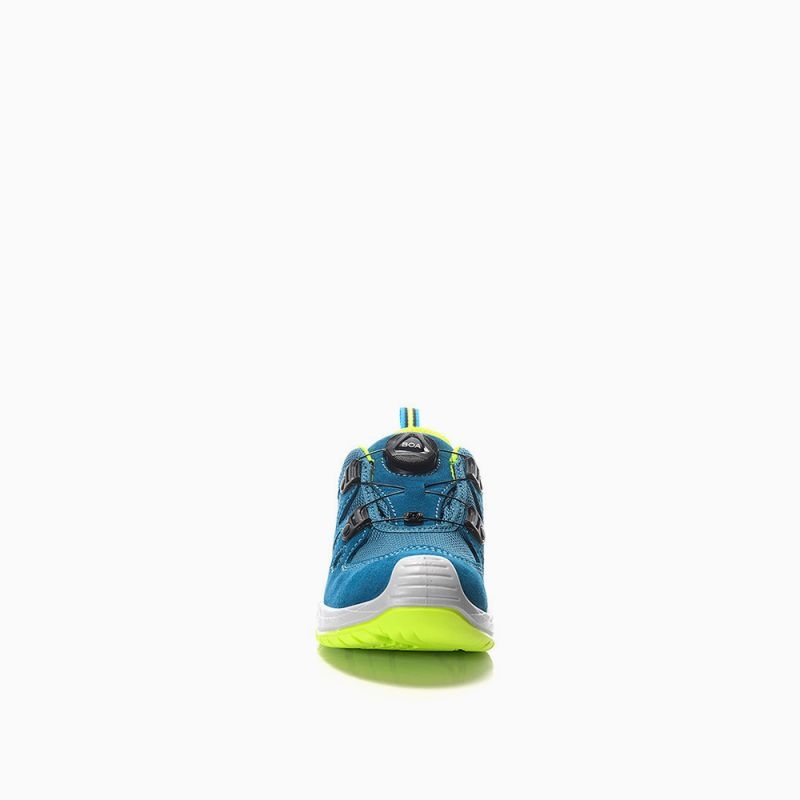 ELTEN-Halbschuhe MADDOX Kids Boa petrol-lime Low