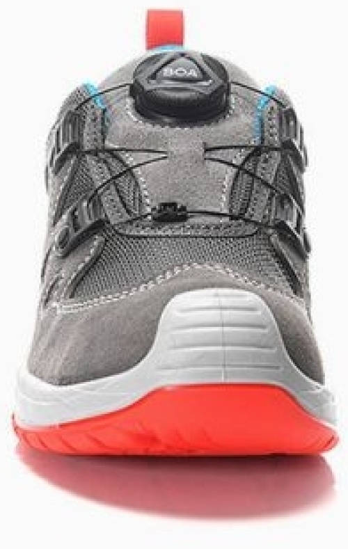 ELTEN-Halbschuhe MADDOX Kids Boa grey-red Low