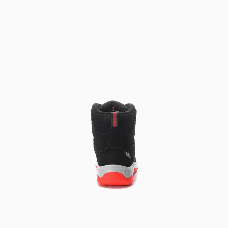 ELTEN-Stiefel MADDOX Kids Boa black-red Mid