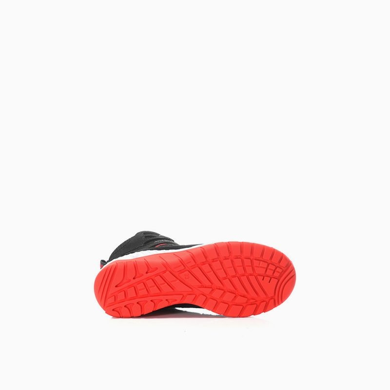 ELTEN-Stiefel MADDOX Kids Boa black-red Mid