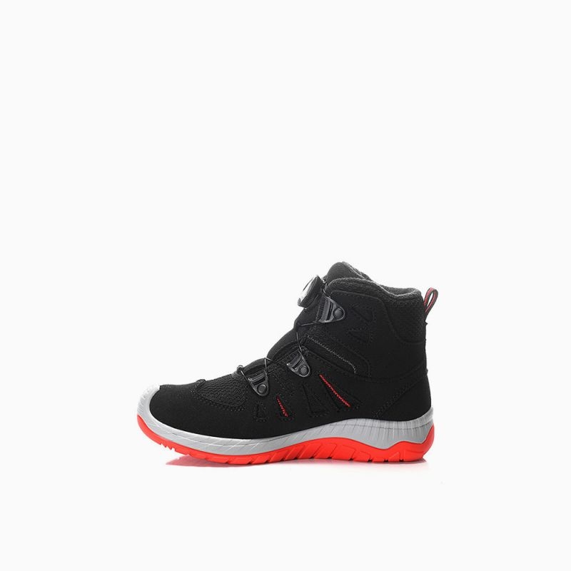 ELTEN-Stiefel MADDOX Kids Boa Winter black-red Mid