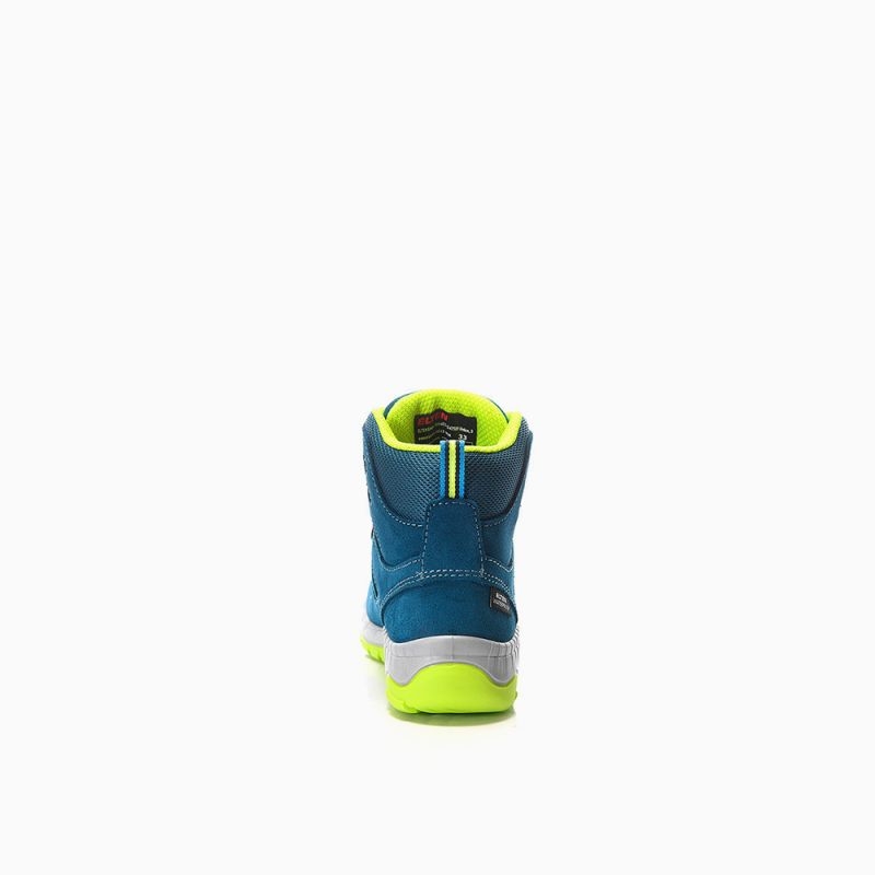 ELTEN-Stiefel MADDOX Kids Boa petrol-lime Low