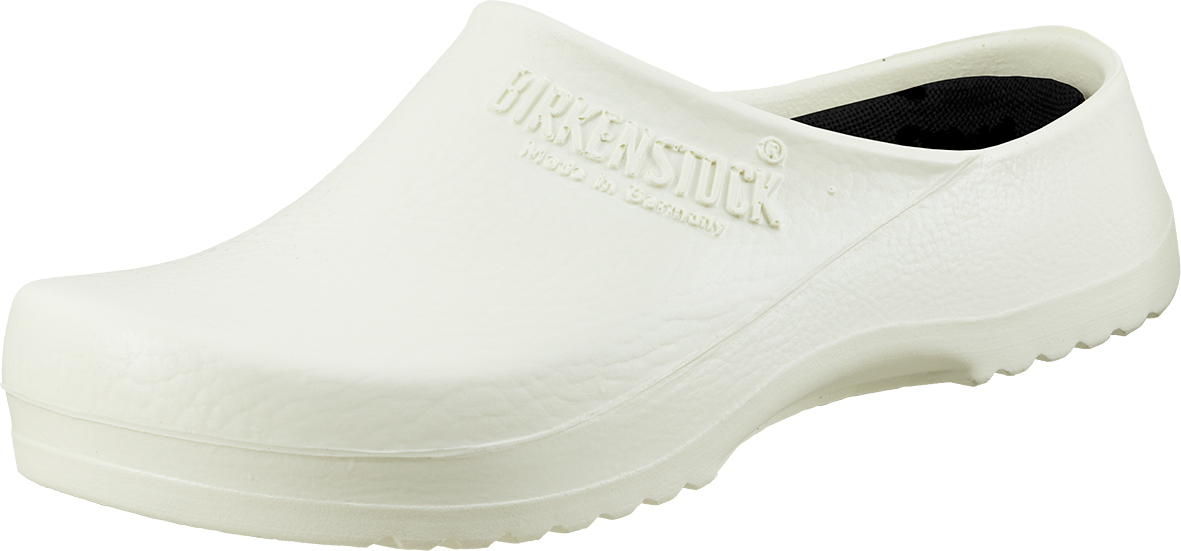 BIRKENSTOCK-Footwear, PU-OB-Arbeits-Berufs-Sicherheits-Clogs, Super Birki`, wei