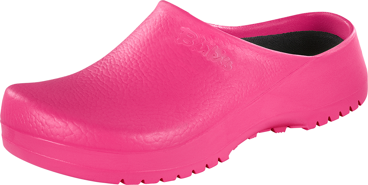 BIRKENSTOCK-Footwear, PU-OB-Arbeits-Berufs-Sicherheits-Clogs, Super Birki`, raspberry