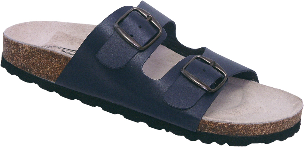 BIOPED-Footwear, Arbeits-Berufs-Pantoletten, Pekoflor, blau