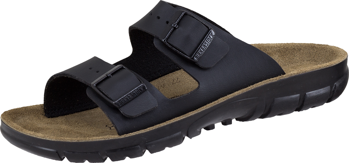 BIRKENSTOCK-Footwear, Arbeits-Berufs-Leder-Pantoletten, Pantolette Bilbao, Damen, schwarz