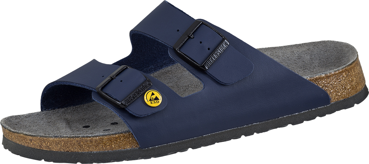 BIRKENSTOCK-Footwear, Arbeits-Berufs-Pantolette `Arizona ESD`, blau