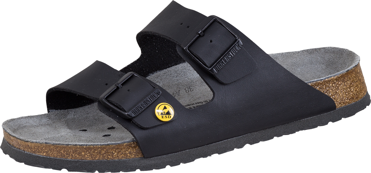 BIRKENSTOCK-Footwear, Arbeits-Berufs-Pantolette `Arizona ESD`, schwarz