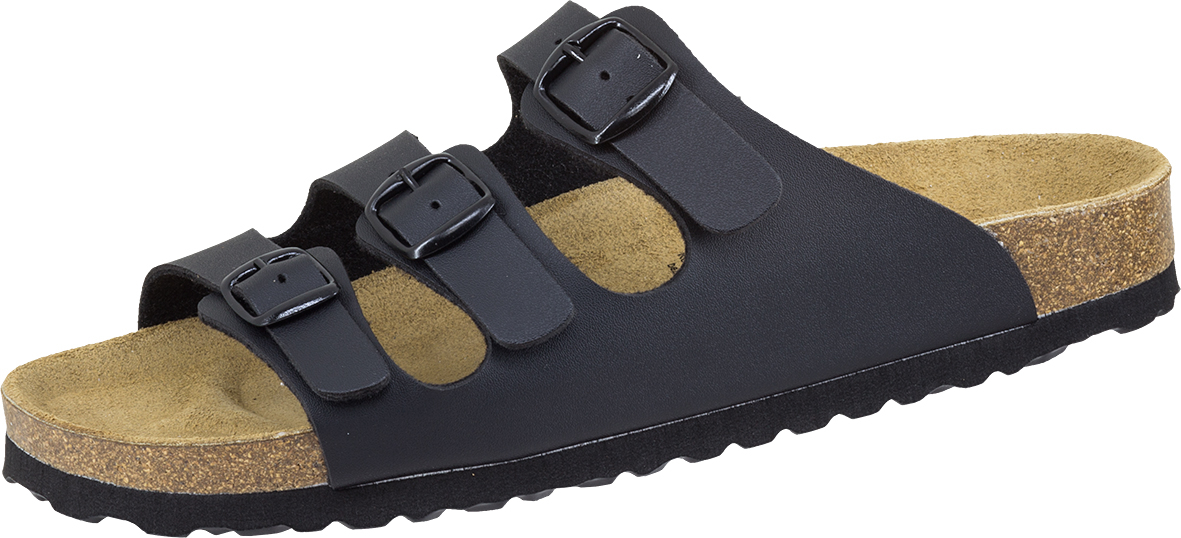 LICO-Footwear, Bioline Arbeits-Berufs-Pantolette, schwarz