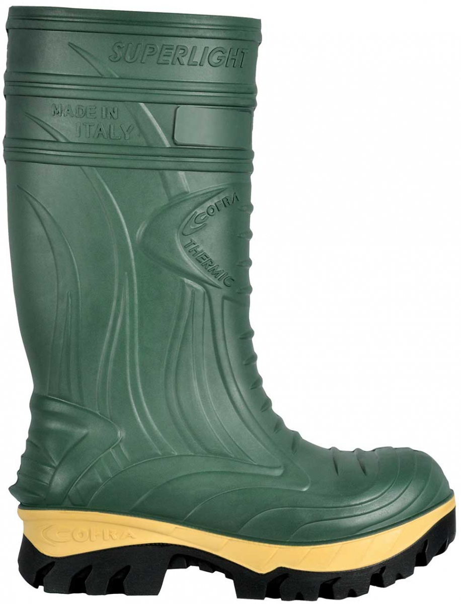 COFRA-THERMIC D.GREEN, PU-Nitril-S5 Sicherheitsstiefel, HRO CI CR AN M SRC