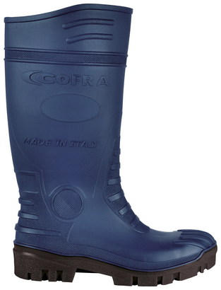 COFRA-TEMPEST BLUE S5, Arbeitsstiefel, hoch, blau-schwarz