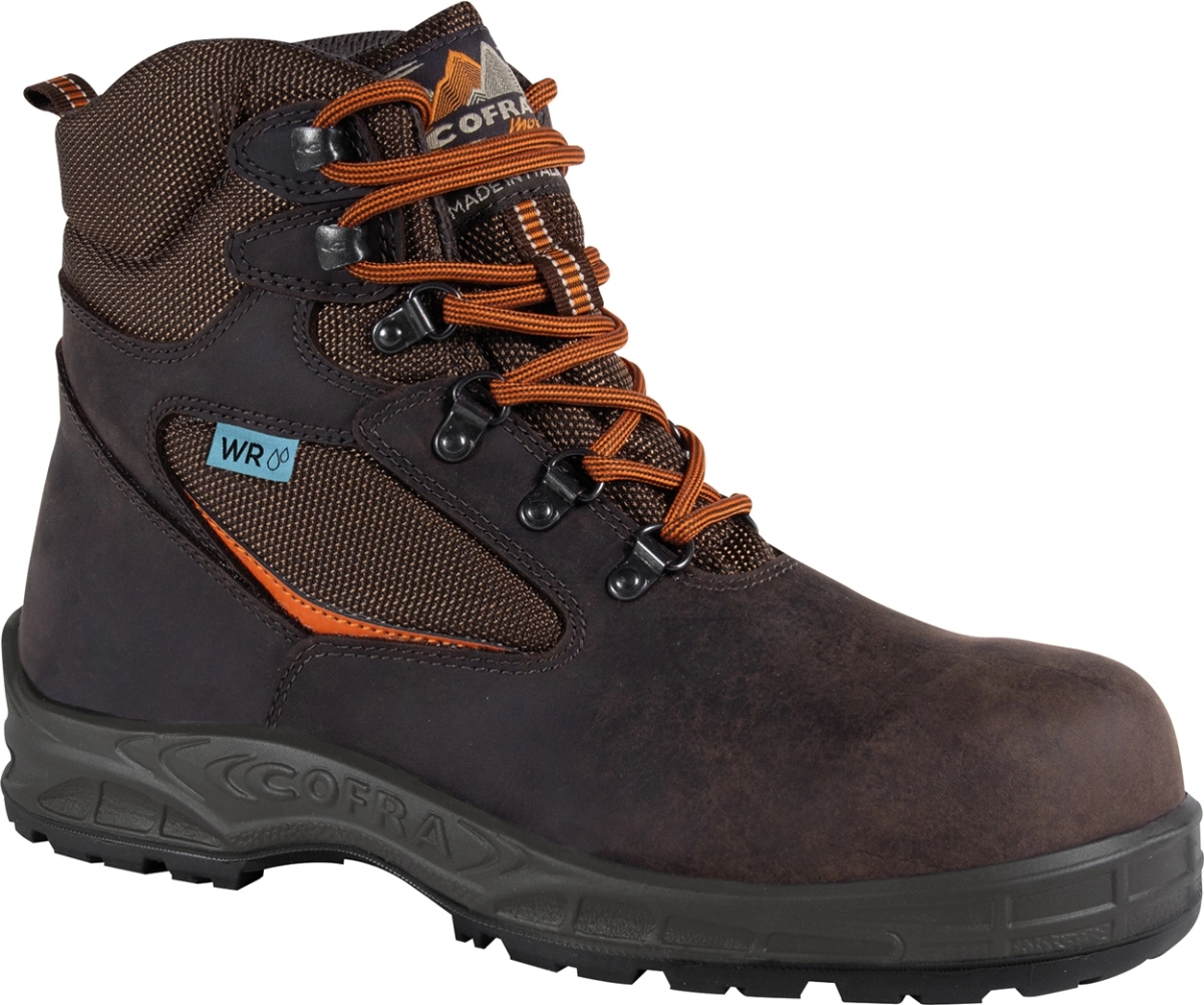 Cofra-SEMERU BROWN, HOCHSCHUH NUBUKLEDER-NYLON BRAUN/BRAUNER STOFF