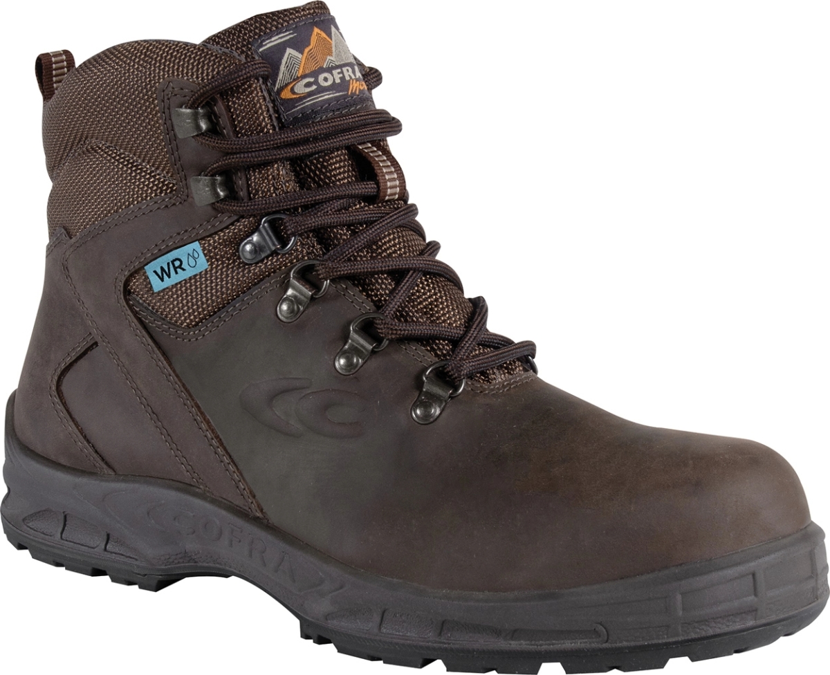 Cofra-TAMBORA BROWN, HOCHSCHUH NUBUKLEDER BRAUN/BRAUNER STOFF