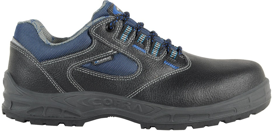 COFRA-KOLN BLUE S3, SRC, Sicherheitsheitshalbschuhe, Farbe: schwarz/blau