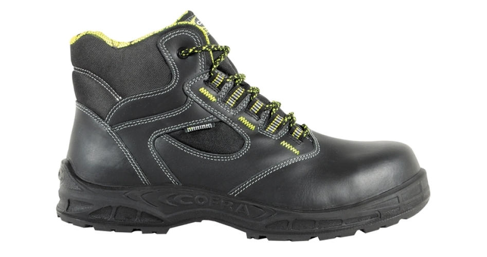 COFRA-LEIMEN S3, SRC, Sicherheitsschuhe, hoch, Farbe: schwarz