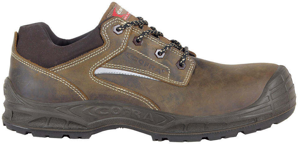 COFRA-GRENOBLE BROWN UK S3, SRC, Sicherheitshalbschuhe, Farbe: braun