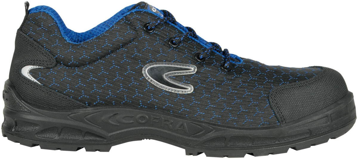 COFRA-MALINDI S3, SRC, Sicherheitshalbschuhe, Farbe: schwarz/blau