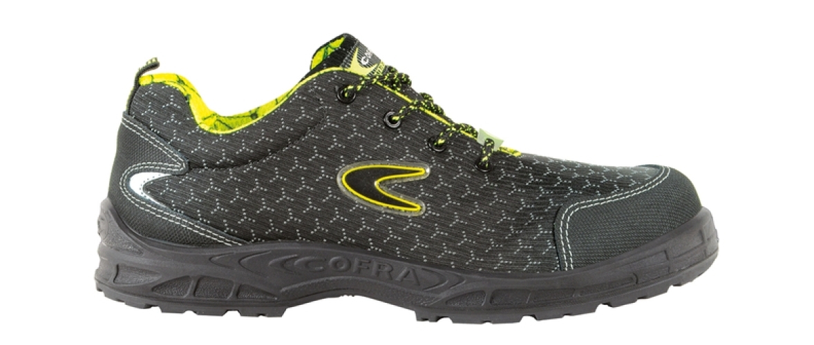 COFRA-MYKONOS ESD S3, SRC, Sicherheitshalbschuhe, Farbe: schwarz