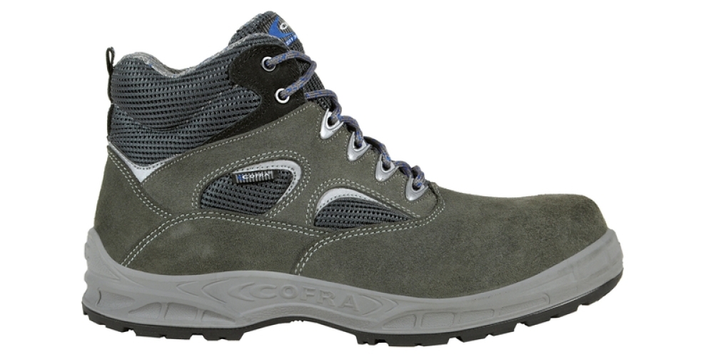 COFRA-LA GOMERA S1P, SRC, Sicherheitsschuhe, hoch, Farbe: grau