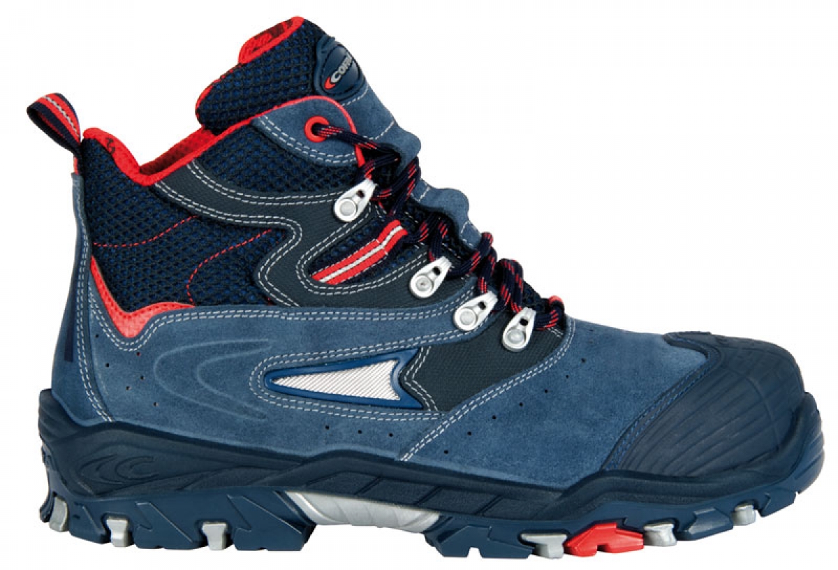 COFRA-Footwear, PRIAMO S1 P SRC, Arbeits-Berufs-Sicherheits-Schuhe, Hochschuhe, blau