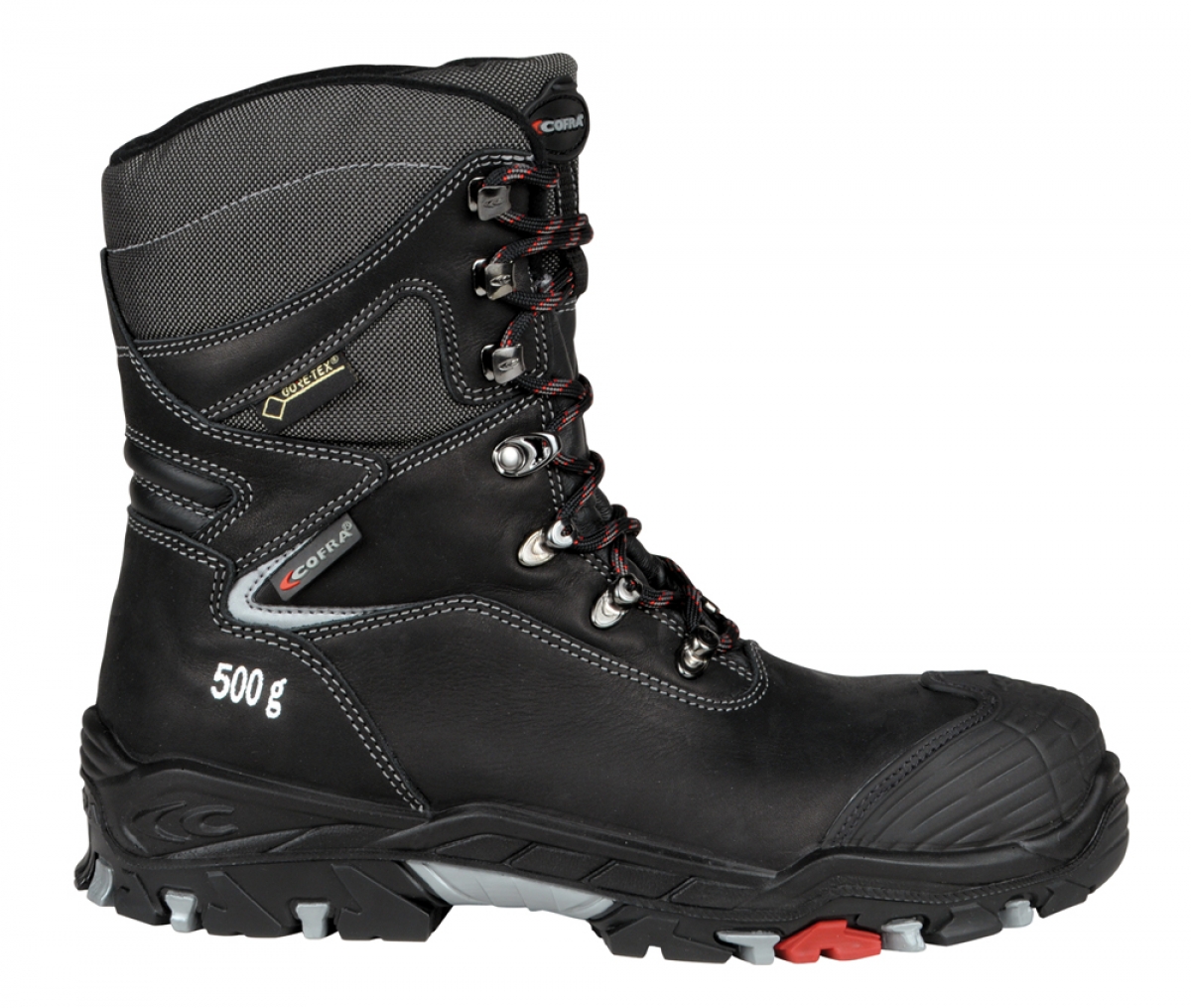 COFRA-Footwear, MJOSA S3 WR CI SRC, Arbeits-Berufs-Sicherheits-Schuhe, Schnrstiefel, schwarz