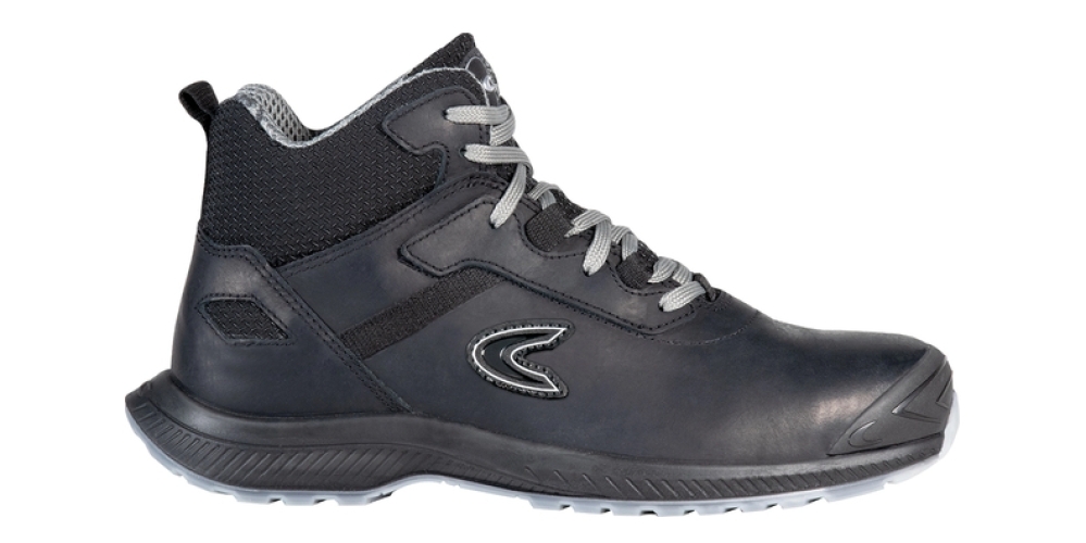 COFRA-S3S- Sicherheitshochschuh, JUMPER, FO SR, nubukleder, schwarz/ grau