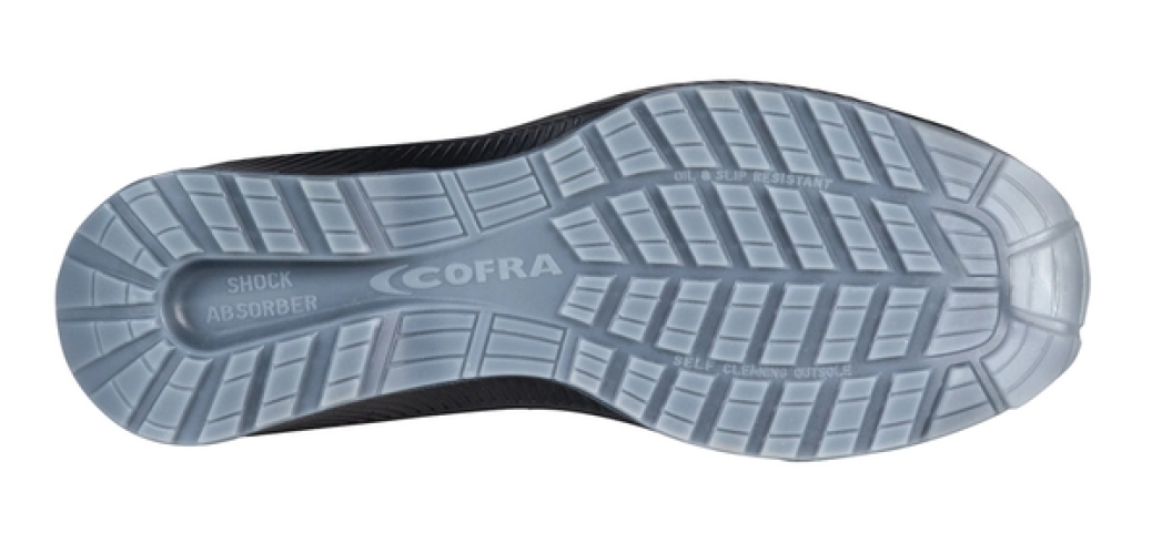COFRA-S3S- Sicherheitshochschuh, JUMPER, FO SR, nubukleder, schwarz/ grau