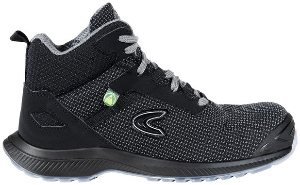COFRA-S3S- Sicherheitshochschuh, NOZZLE, FO SR, nylon, schwarz-grau/grauer Stoff