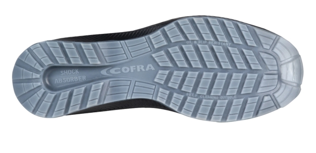 COFRA-S3S- Sicherheitshochschuh, NOZZLE, FO SR, nylon, schwarz-grau/grauer Stoff