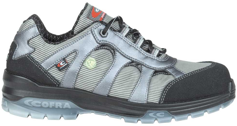 COFRA-FOXTROT GREY S1P ESD SRC, Sicherheitshalbschuhe, grau