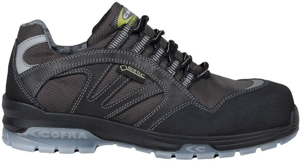 COFRA-POLKA BLACK S3 WR SRC, Gore-Tex, Sicherheitshalbschuhe, schwarz