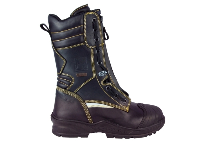 COFRA-SHOVEL, F2A, CI, HI, SRC, Feuerwehrschuhe, Sicherheitsstiefel, Hitzeschutz, schwarz