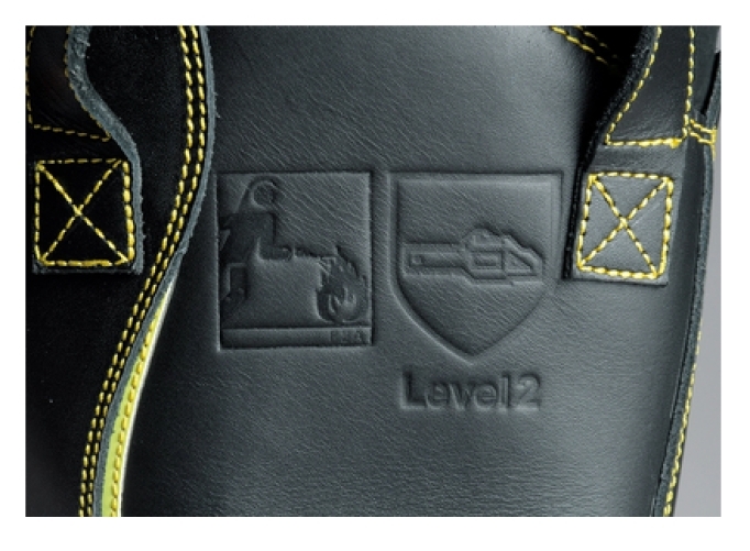 COFRA-NO STREAMER, F2A AN CI HI SRC, Feuerwehr, Sicherheitsstiefel, schwarz