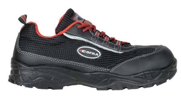 COFRA-Footwear, GULLY S1 P SRC, Arbeits-Berufs-Sicherheits-Schuhe, Halbschuhe, schwarz