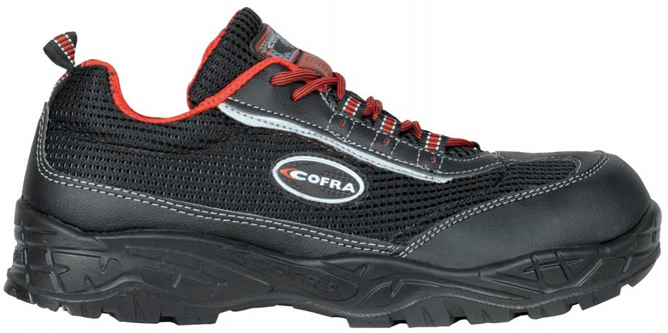 COFRA-Footwear, GULLY S1 P SRC, Arbeits-Berufs-Sicherheits-Schuhe, Halbschuhe, schwarz