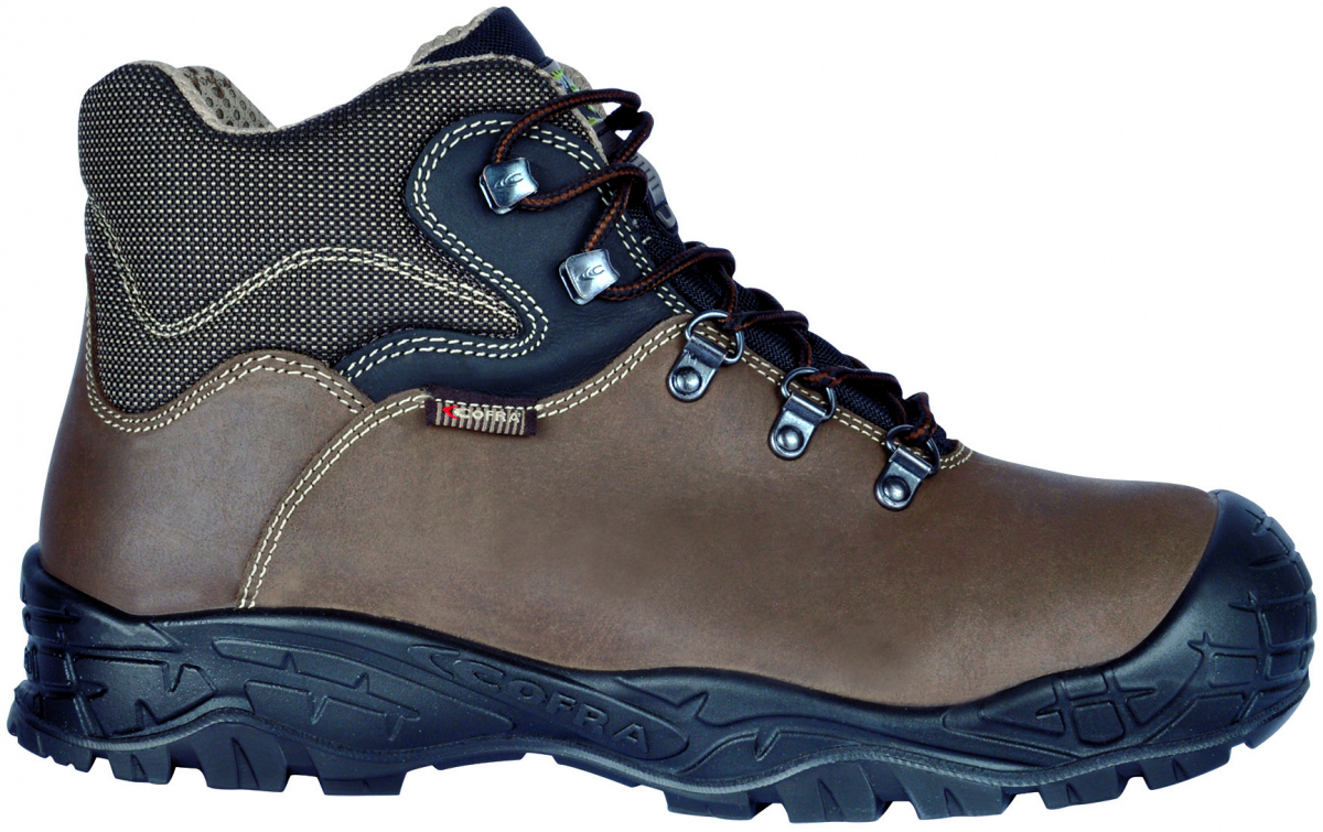 COFRA-STRAPPING, S3, ÜK, SRC, Sicherheitshochschuhe, braun